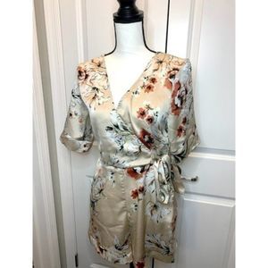 Shein Silky Flower Romper